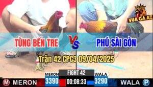 Trận 42 CPC3 9/4/2025 - Gà Que Anh Tùng Tiễn Gà Điều Anh Phú Đi Xa