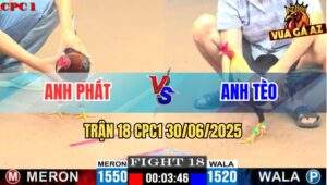 Trận 18 CPC1 30/06/2025 - Gà Điều Anh Phát Siết 3 Chân Có Ngay Kết Quả
