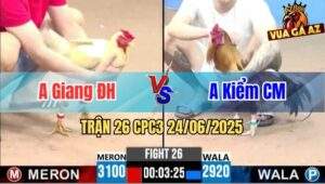 Trận 26 CPC3 24/06/2025 - Anh Giang Đức Hoà Vs Anh Kiểm Cà Mau