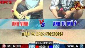 Trận 29 CPC2 2/7/2025 - Anh Tư Mã Ý Tiếp Tục Nối Dài Chuỗi Thắng Lên 5