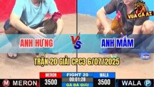Trận 20 Giải CPC3 6/7/2025 - Hưng Cần Thơ Vs Mắm Vũng Tàu