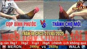 Trận 18 CPC5 27/10/2025 - Anh Cọp Bình Phước Và Anh Thành Chợ Mới