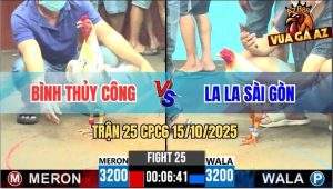 Trận 25 CPC6 15/10/2025 - Bướm Xanh Qua Ẩu Bị Bướm Đỏ Đá Gãy Giò