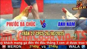 Trận 27 CPC5 26/10/2025 - Anh Phước Ba Chúc Và Anh Nam