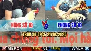 Trận 30 CPC5 21/10/2025 - Anh Hùng Số 10 Và Anh Phong Số 10