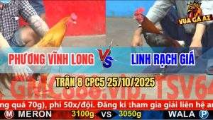 Trận 8 CPC5 25/10/2025 - Anh Phương Vĩnh Long Và Anh Linh Rạch Giá