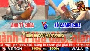 Trận 10 CPC5 20/11/2025 - Anh Tý Chùa Tiếp Tục Hạ Anh Xô Campuchia