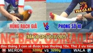 Trận 30 CPC5 15/11/2025 - Anh Hùng Rạch Giá Và Anh Phong Số 10