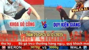 Trận 25 CPC5 4/12/2025 - Điều Cọp Anh Duy Đâm Bướm Chạy Mất Dép