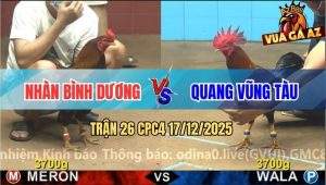 Trận 26 CPC4 17/12/2025 - Điều Dâu Xuyên Thủng Lưng Điều Lá Anh Quang
