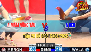 Trận 28 Bồ CPC3 12/3/2026 - Đỏ Chưa Thả Đá Ăn 6 Xanh Đá Đúng 1 Chân Té Tại Chỗ