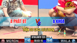 Trận 33 Bồ CPC3 3/3/2026 - Điều Đá Đúng 1 Chân Đâm Úa Té Xe